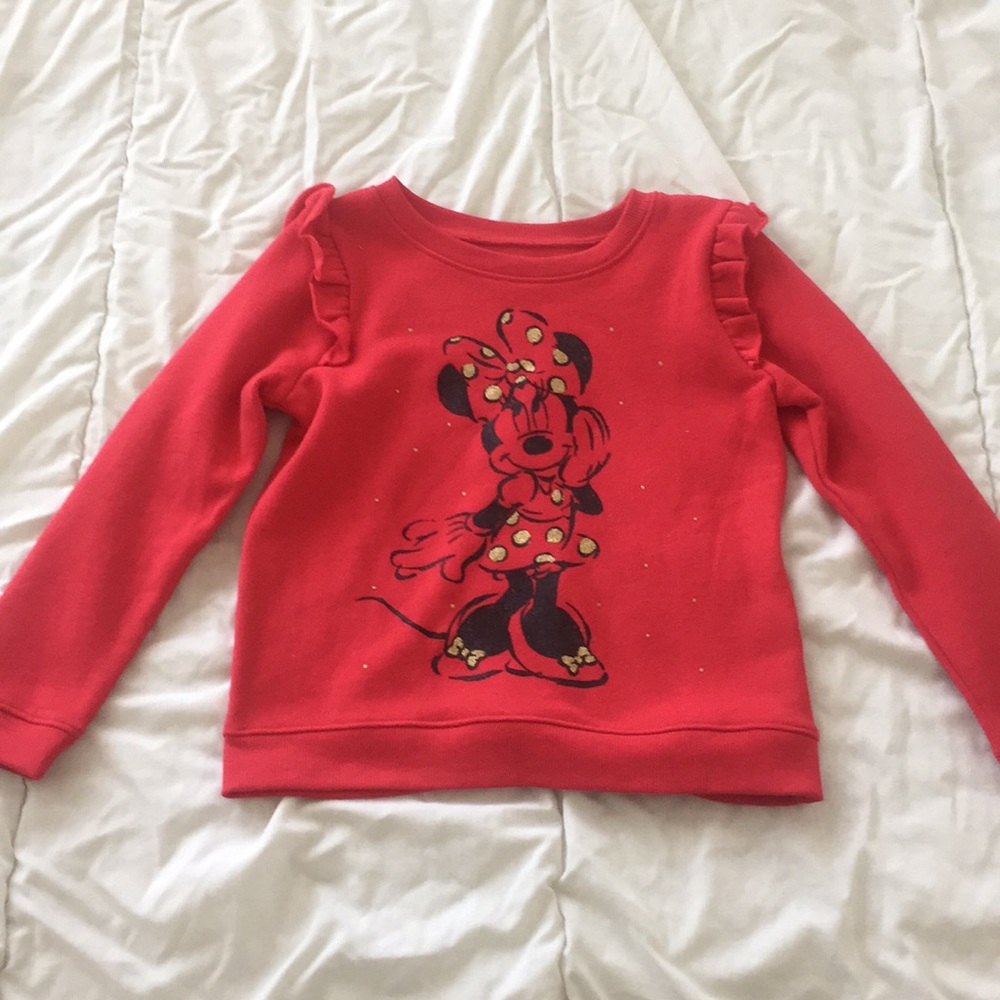 Red Minnie Mouse sweater